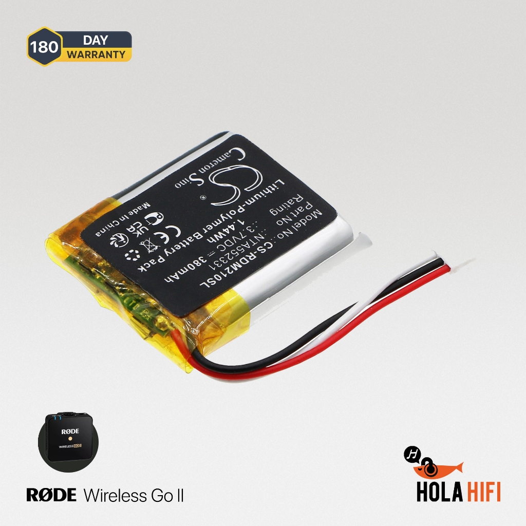 Battery Cameron Sino Li-Polymer 3.7V / 320mAh / 1.18Wh For Rode Wireless Go lI CS-RDM210SL