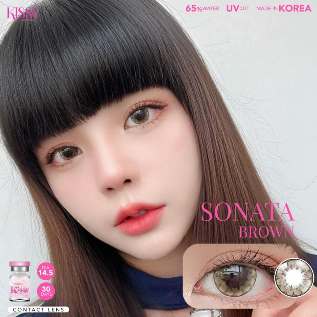 🔥คอนแทคเลนส์✨ขนาดบิ๊กอายโตมาก✨ sonata (Kissylens)