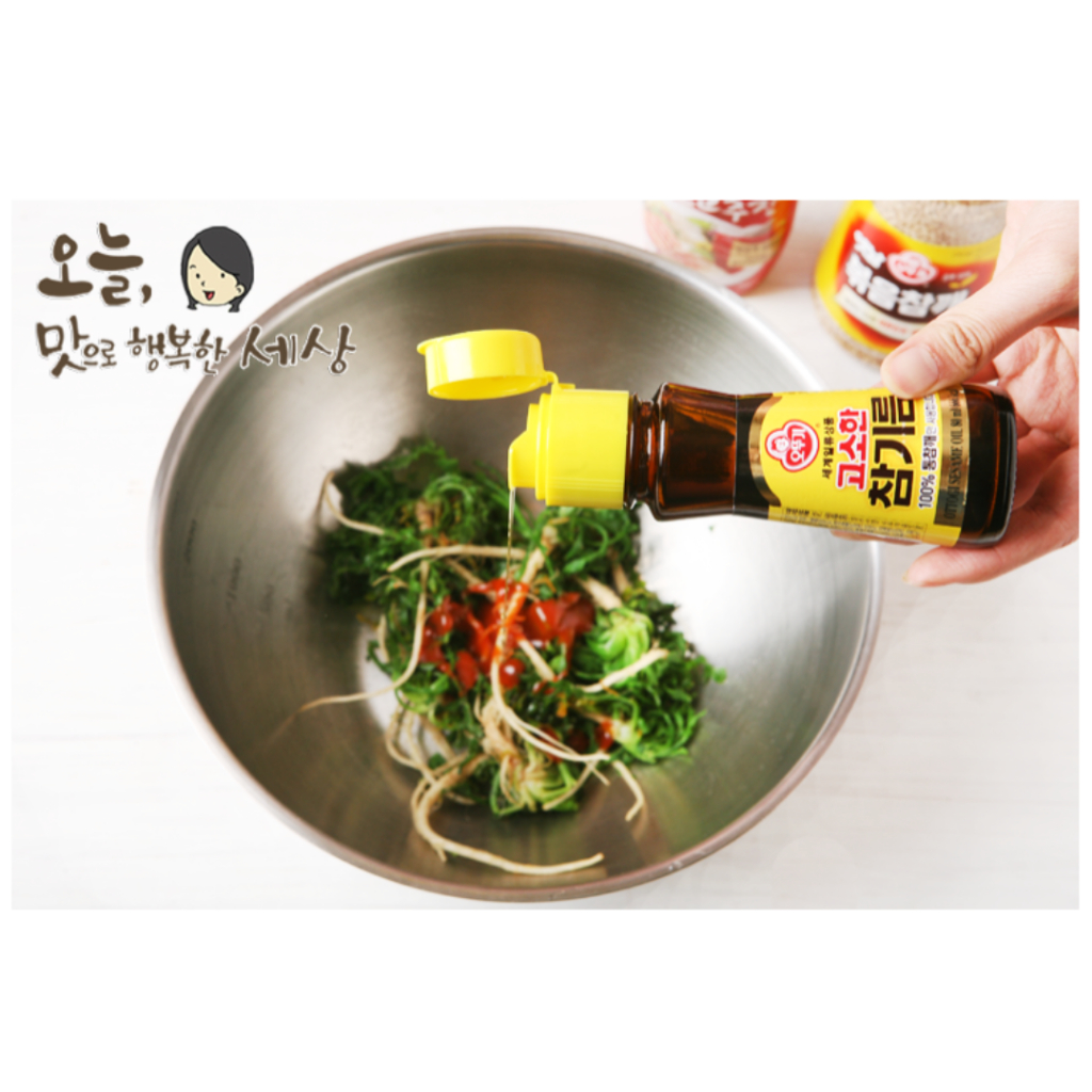 โอโตกิ น้ำมันงา 55ML KOREA SESAME OIL น้ำมันงาเกาหลี 참기름 น้ำมันงาคั่ว เครื่องปรุงเกาหลี ราคา ถูกที่สุด ดีลบีเคเค แกลเลอรีภาพที่ 9