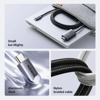 UGREEN USB-C to HDMI (4K/60Hz) Cable with PD 100W รองรับชาร์จเร็ว PD100W ยาว 2 M รุ่น 55330