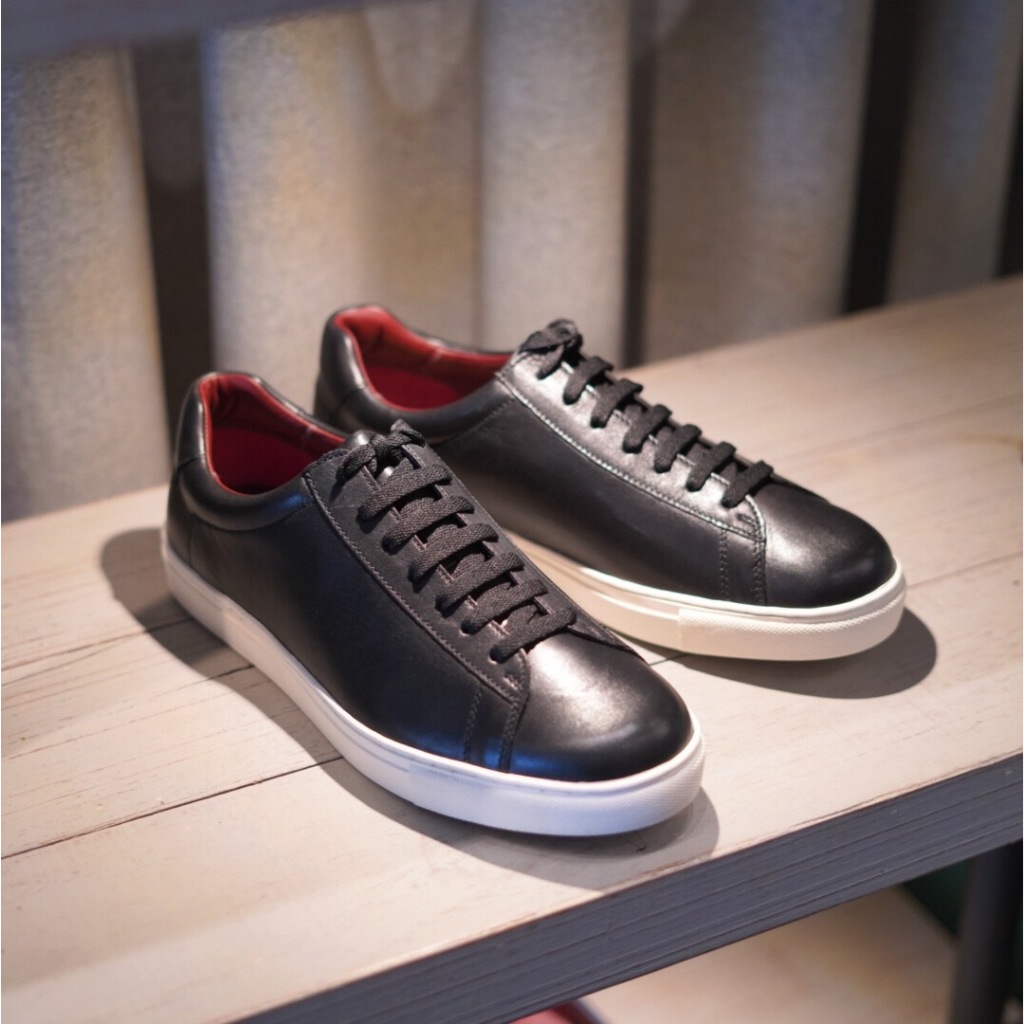 [พร้อมส่ง] MANGO MOJITO รองเท้าหนังรุ่น Mojito Sneaker สี Black