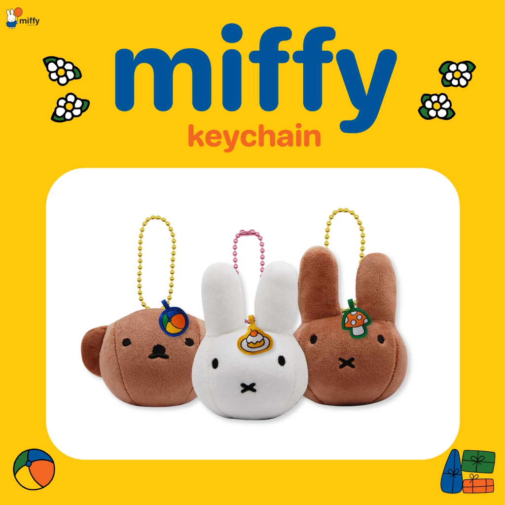 KeyChain Head Miffy & Friends Collection