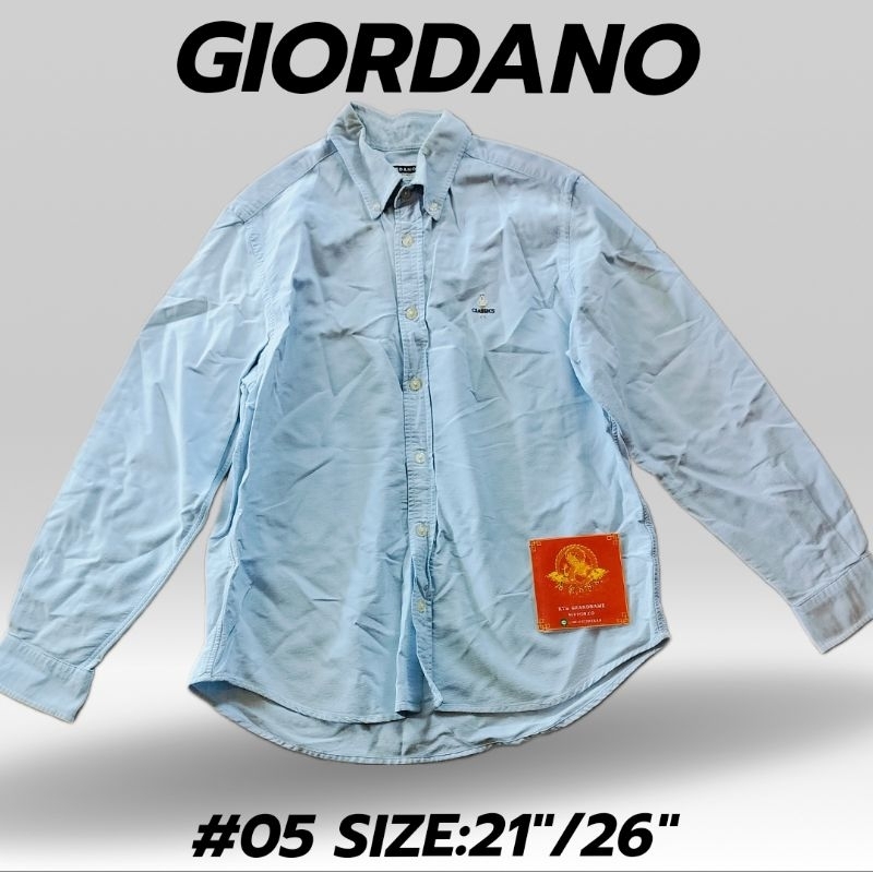 เสื้อเชิ้ตGiordanoมือสองญี่ปุ่น#05