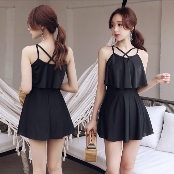 black ellegance swim wear black