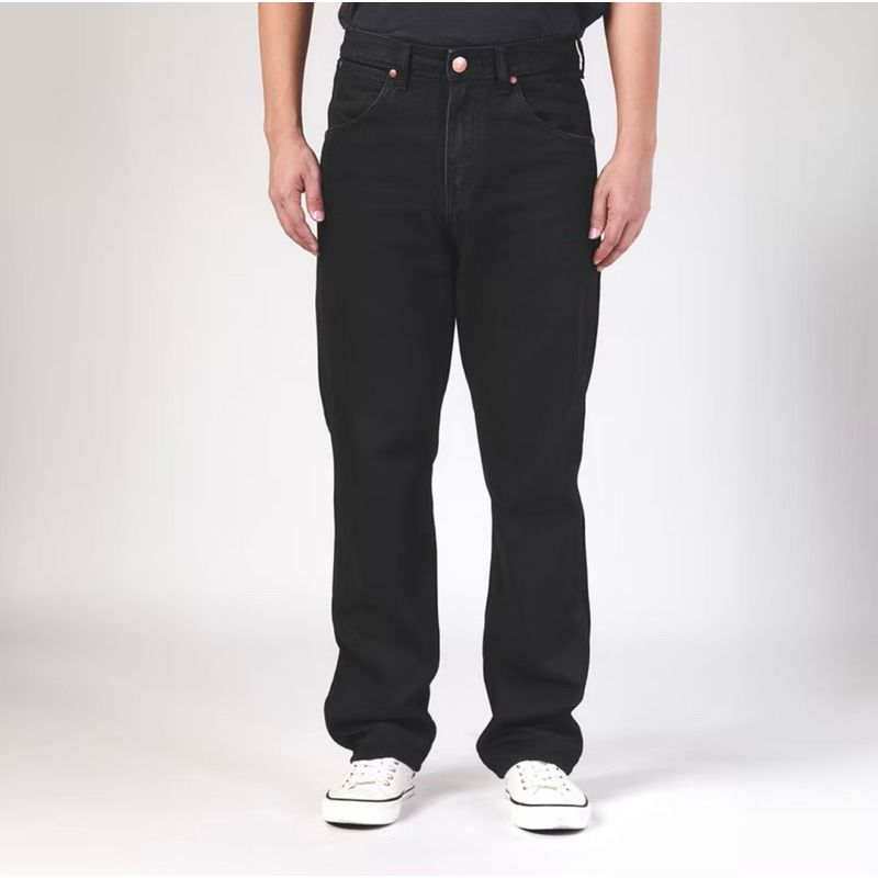 กางเกงยีนส์ Wrangler รุ่นMWZ สีดำ WR S524MMWZF41 เอวกลางขากระบอก