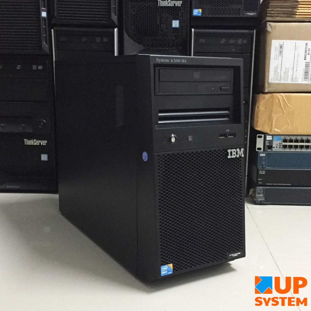SERVER (เซิร์ฟเวอร์) Lenovo System x3100 M4 /E3-1220 V2 /Ram 8GB DDR3 (มือสอง)