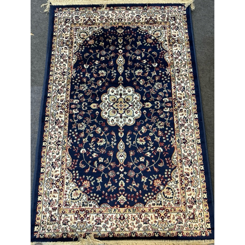 Elegant Turkish Persian Carpet – Cotton Silk Blend – 80x125 cm of Timeless Luxury