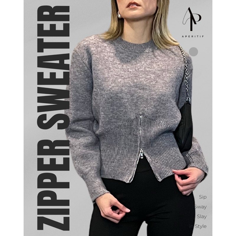 Aperitif - Zipper Sweater