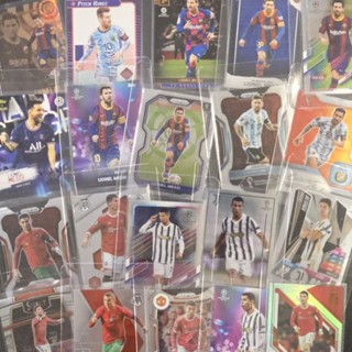 การ์ดบอล ใบเบส Messi และ Ronaldo