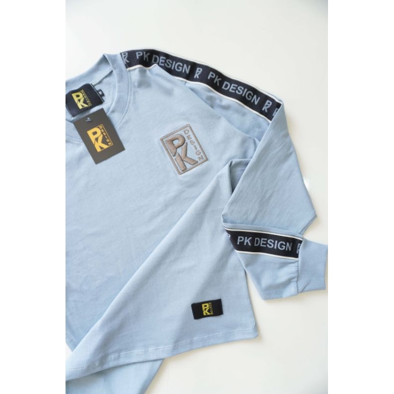 เสื้อยืดแขนยาว PK25 ผ้า Cotton สำหรับชายและหญิง ราคา ถูกที่สุด ดีลบีเคเค แกลเลอรีภาพที่ 4