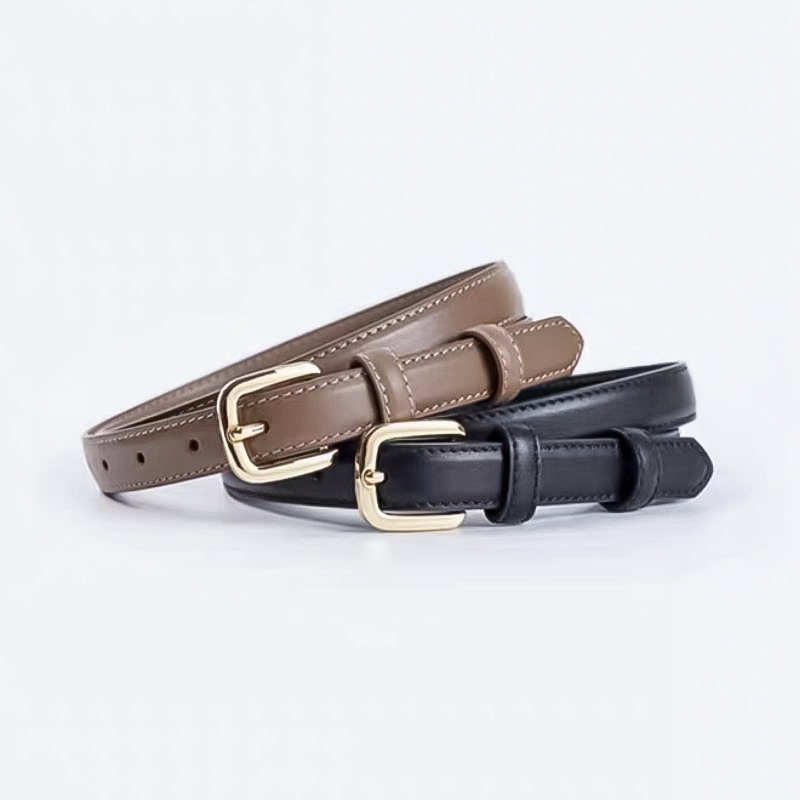 【จัดส่งจากกรุงเทพฯ】  แฟชั่นใหม่ เข็มขัดตกแต่งผ้าเดนิมหัวเข็มขัดคาดเอวปรับได้ เข็มขัด เข็มขัดหนังนิ่ม มัลติฟังก์ชั่น - รูปที่ 3