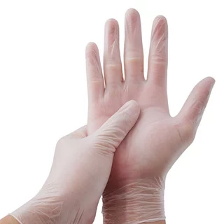 MICROTEX TouchFlex(100 ชิ้น/กล่อง)ถุงมือยางไวนิลสีใส | ทำอาหาร | งานบ้าน | ทำความสะอาด