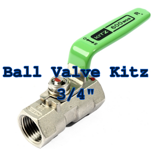 บอลวาล์วสแตนเลส KITZ 600UTKM ขนาด3/4" (ของแท้100%)