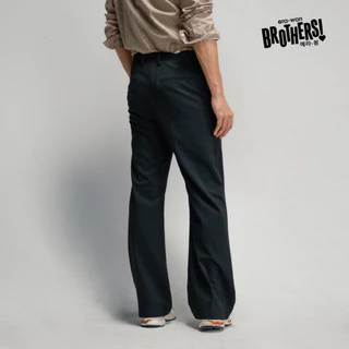 era-won กางเกงขายาว รุ่น Semi - Flare Monotone สี Brothers Black