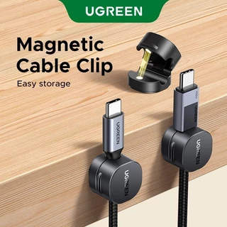 UGREEN Magnetic Cable Organizer ที่เก็บสายแม่เหล็ก อุปกรณ์จัดเก็บสายเคเบิล แพ็ค 3 ชิ้น รุ่น 45797