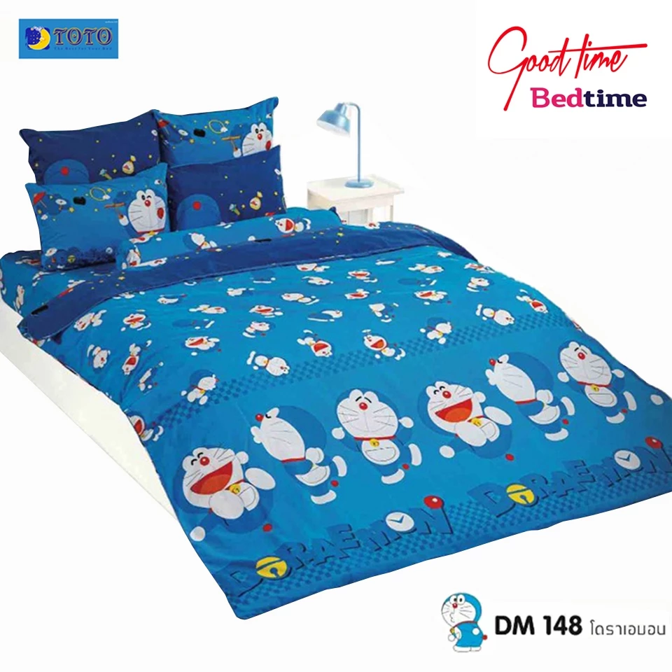 ชุดผ้าปูที่นอน TOTO ลายโดราเอมอน DM148