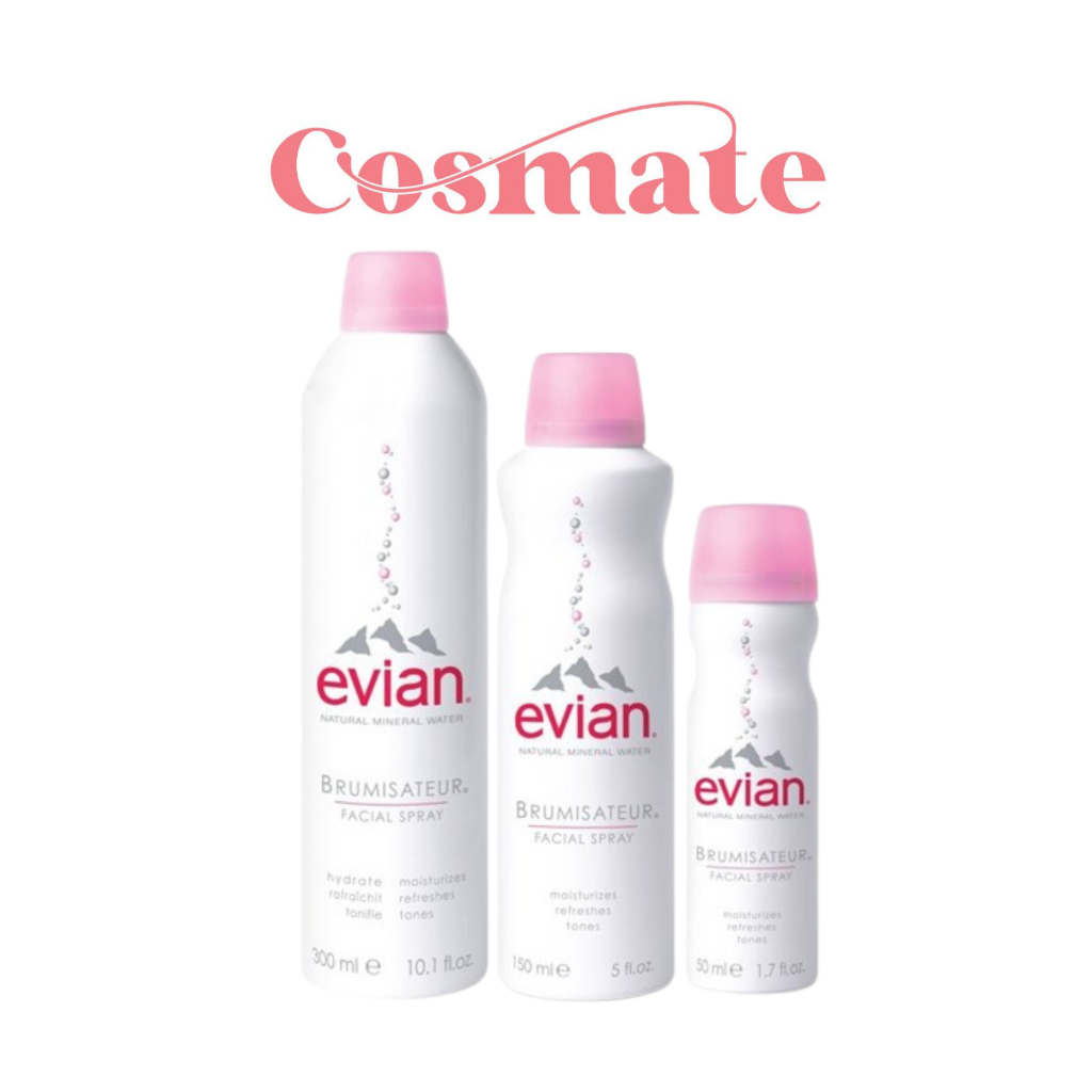 Evian สเปรย์น้ำแร่ น้ำแร่เอเวียง (ของแท้มีฉลากภาษาไทย)