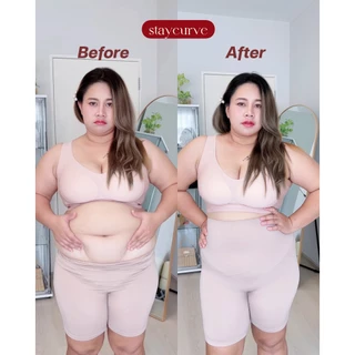 กางเกงกระชับสัดส่วนไซส์ใหญ่ Staycurve รุ่น High Waist กางเกงเก็บพุงไซส์ใหญ่ กางเกงเก็บพุงไร้ขอบ