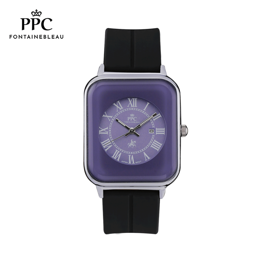 PPC FONTAINEBLEAU นาฬิกาผู้หญิงแฟชั่น สายซิลิโคน สไตล์มินิมอล เรียบหรู ประกันสินค้า 1 ปี PPC-DH01