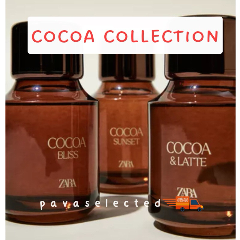 มาใหม่❤️‍🔥 ZARA COFFeE COCOA COLLECTION EDP 100 ML // Sunset , Latte , Bliss