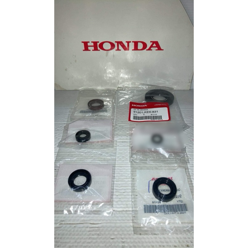 ชุดซีลเครื่อง Nova Tena Cela (รุ่น 4เกียร์) 5ชิ้น Smile110 2T โนวา เซล่า เทน่า สมาย (แท้ศูนย์ฮอนด้า)