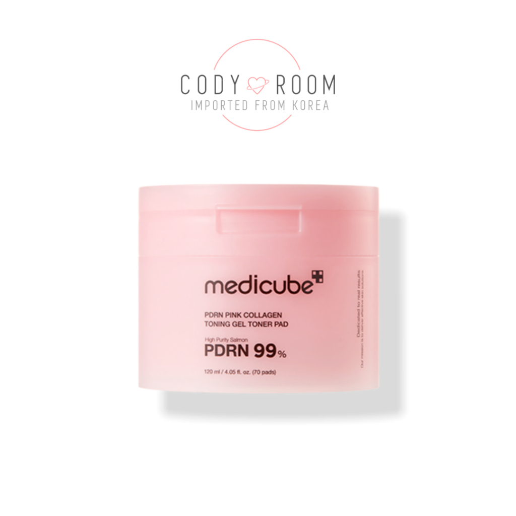 💓พร้อมส่ง/สินค้ามาใหม่💓Medicube PDRN Pink Collagen Toning Gel Toner Pad 70ea