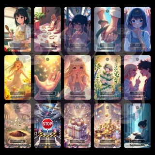 ไพ่ oracle ภาษาไทย Fairy Heart (100ใบ)💜🇹🇭 มีคีย์เวิร์ดภาษาไทยอ่านง่าย ไพ่ออราเคิลไทย