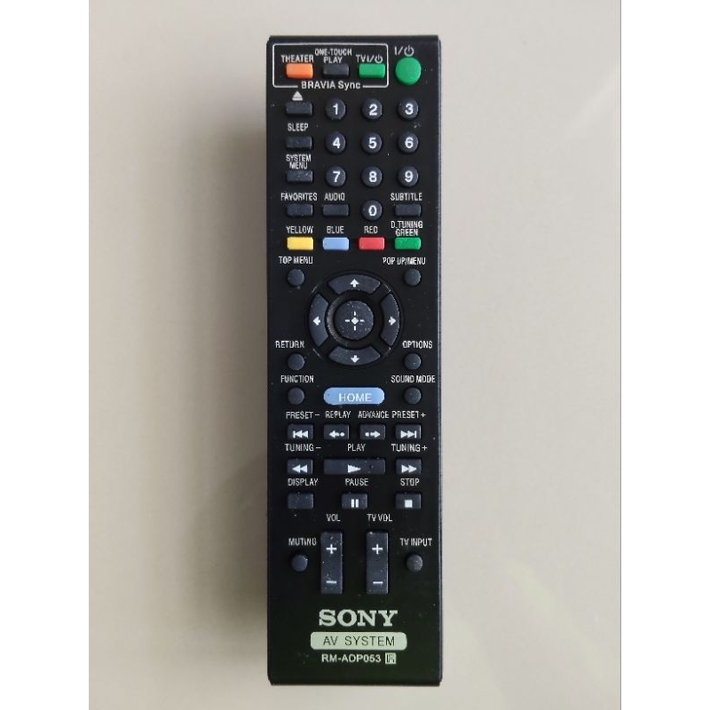 รีโมทSony bluray Home Theater ใช้กับเครื่องเล่นรุ่น BDV-E570, BDV-E580, BDV-E770W, BDV-E880, BDV-F50