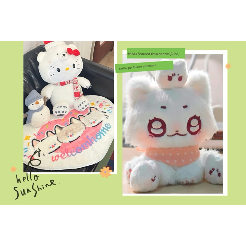 [พร้อมส่ง]+[มือ 1] ตุ๊กตา 10 cm. papaLu+3Lu & พรหม 3Lu Jaemin bar 💕💚 #แจมิน 🐱