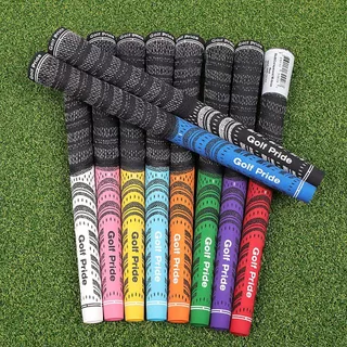 กริปไม้กอล์ฟผสมผ้าใบทูโทน ด้ามดำ แบบเซ็ต 10 ชิ้น (GGP003) Golf Grip พร้อมส่งในไทย