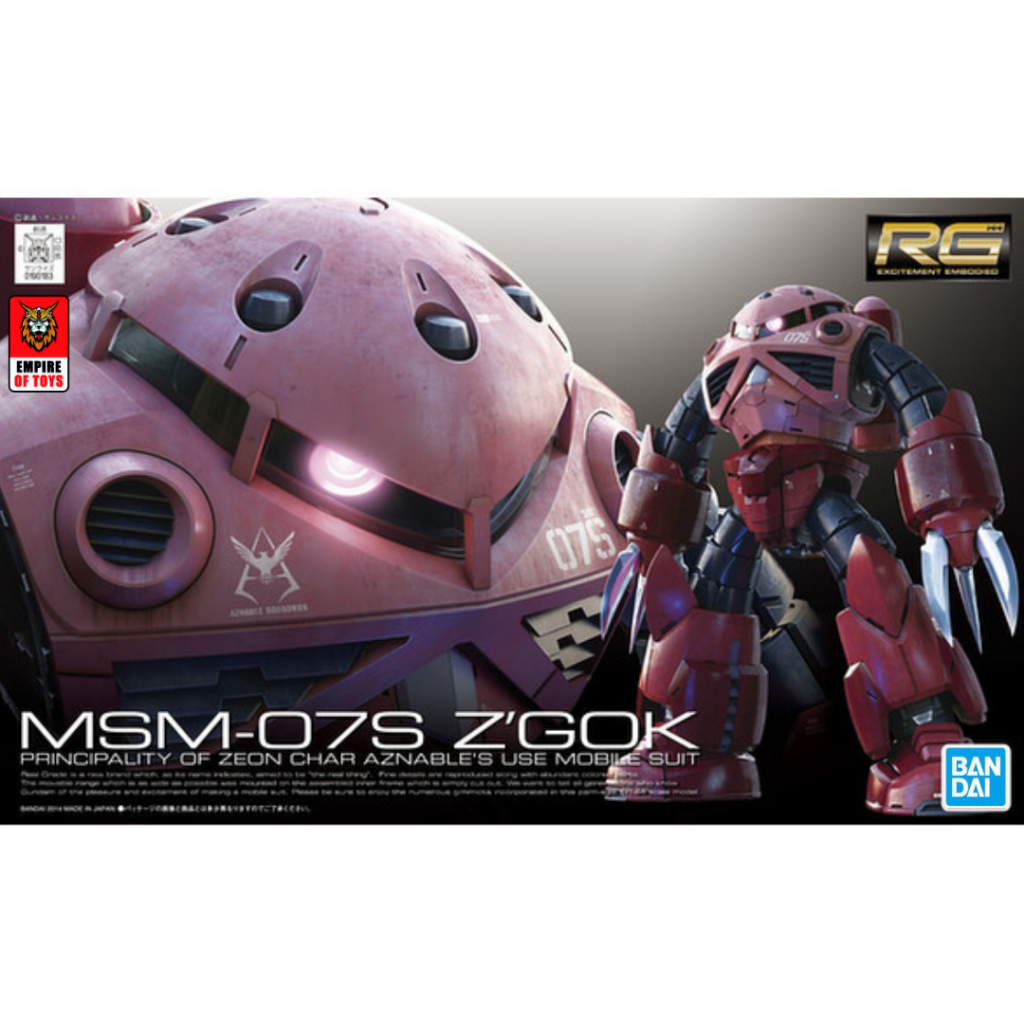 Bandai RG (1/144) MSM-07S Char's Z'Gok (พร้อมส่ง)
