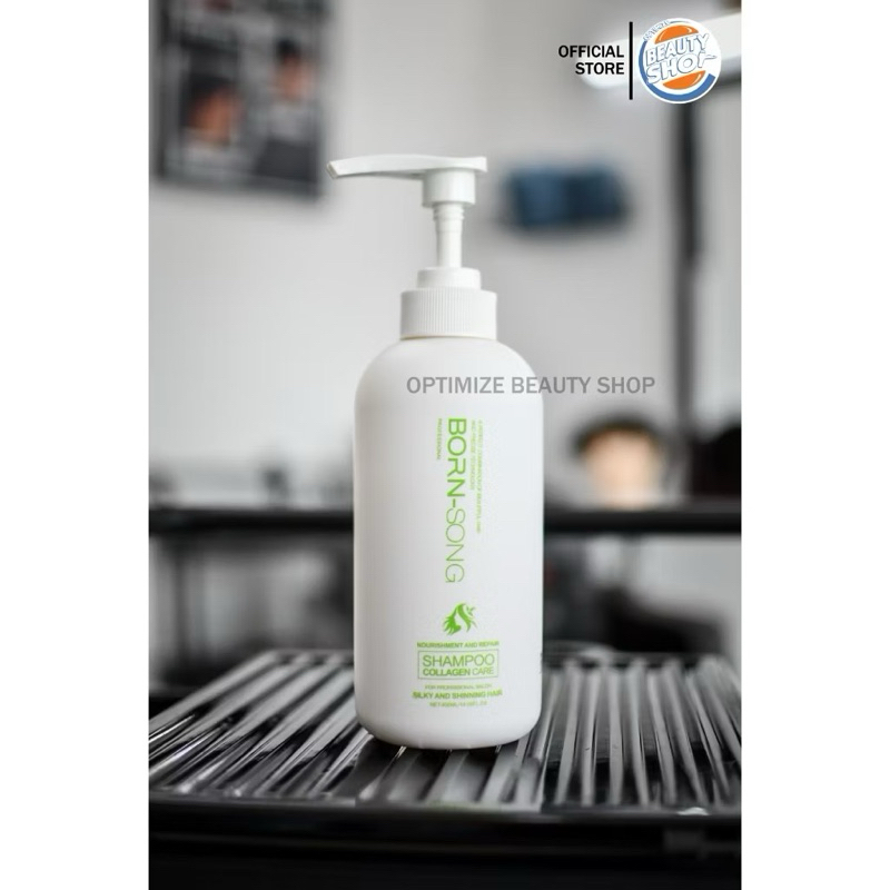 ของแท้✅✅ แชมพูล็อคโครงสร้าง • แชมพูคอลลาเจน • สำหรับผมยืด-ดัด • (BORN-SONG) บรอนซอง
