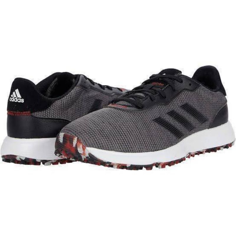 รองเท้ากอล์ฟ Adidas Originals S2G SL Black Grey Scarlet Red ✅️✅️ ราคาลดเหลือคู่ละ 1,990 บาท จากราคา 