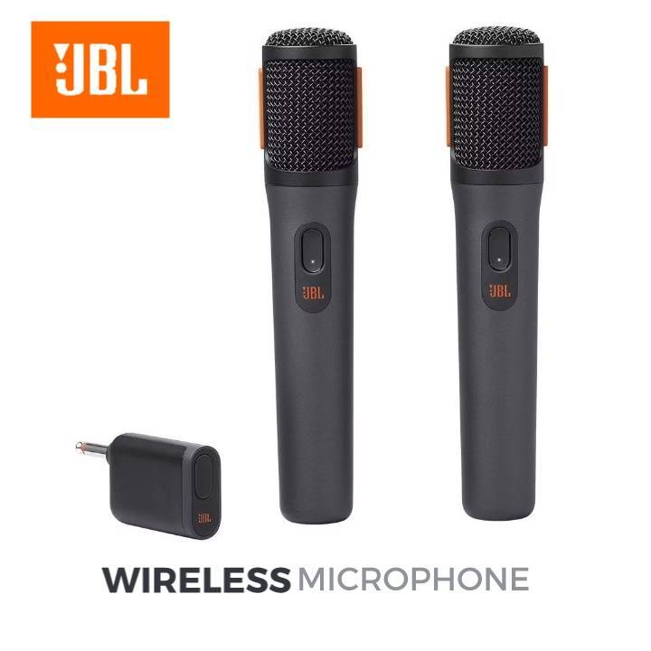 JBL Wireless Microphone Set ไมค์ลอยคู่ ไมโครโฟนไร้สาย มือถือคู่ ไมค์ลอยไร้สาย ไมค์ลอยพกพา
