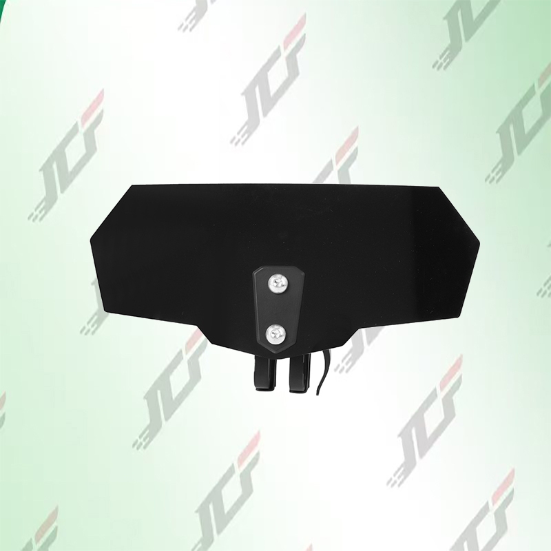 กระจกรถจักรยานยนต์ Airflow ปรับกระจก Extension Wind Deflector สีดํา Universal สําหรับ BMW Honda Yamaha Suzuki Ducati - รูปที่ 3
