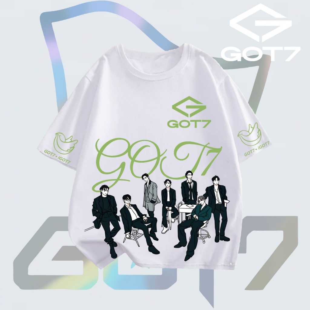 ใหม่ GOT7 IGOT7 เสื้อยืดแฟนคลับ ผ้าฝ้าย ลายลูกนกน่ารัก ใส่สบาย S-5XL#25