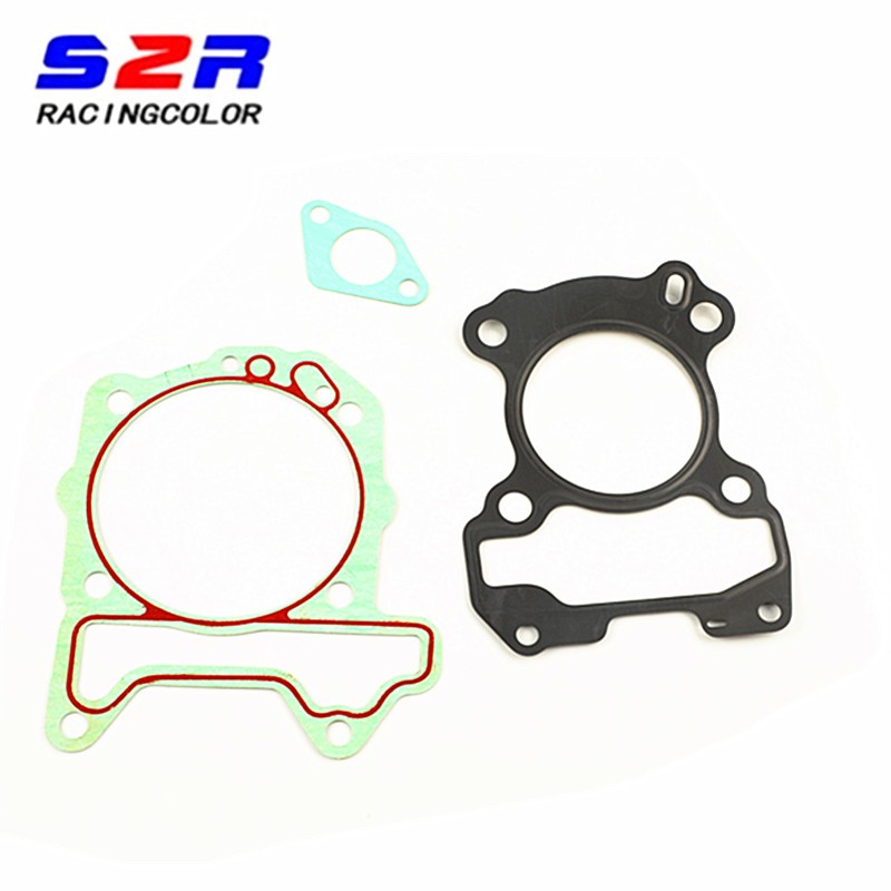 เหมาะสำหรับ VESPA Sprint Primavera LX GTS 150 ปะเก็นกระบอกสูบ ปะเก็นกระบอกสูบด้านบนและด้านล่าง อุปกรณ์เสริมมอเตอร์ไซค์