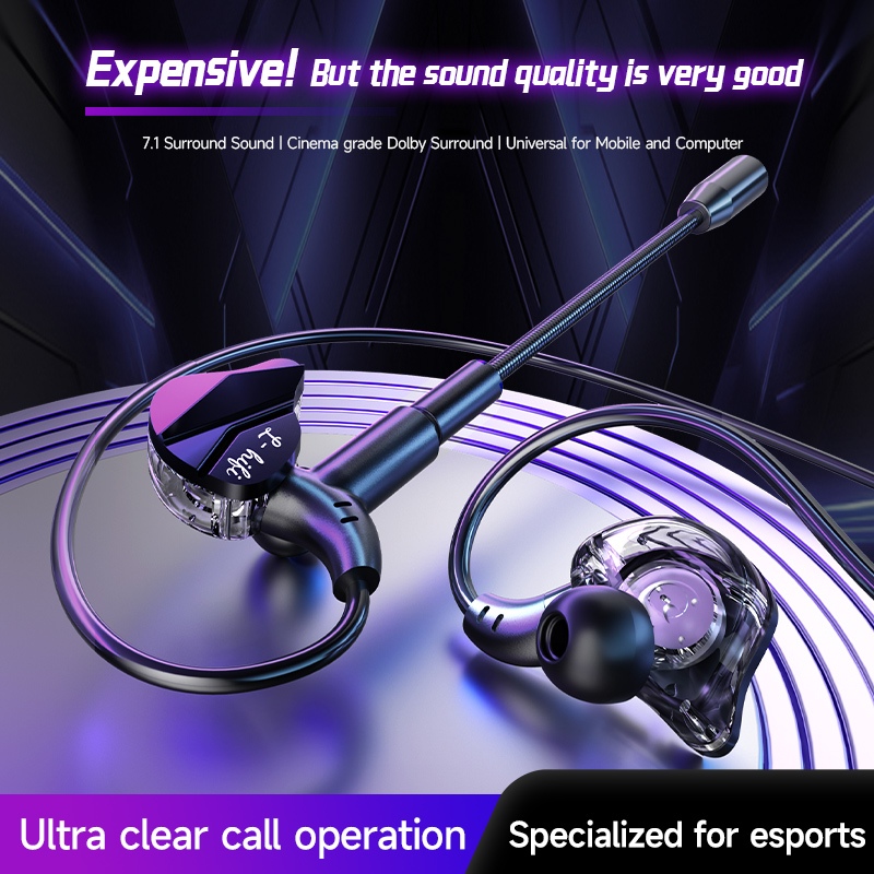 JWMOVE หูฟัง 3.5 TYPE C มีไมค์ เบสหนักๆ อินเอียร์ เกมมิ่ง HIFI เสียงคมชัด มีระบบตัดเสียงรบกวน