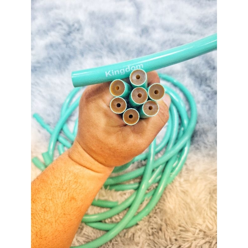 ยางคิงด้อม 14มิล15มิล สีเขียวมิ้น Kingdom  ยาว 1.20 ซม