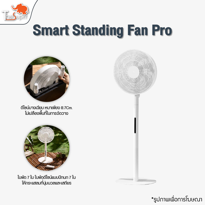 Xiaomi Mijia DC Inverter Floor Fan Pro พัดลมตั้งโต๊ะ พัดลมตั้งพื้นอินเวอร์เตอร์ DC รุ่น Pro