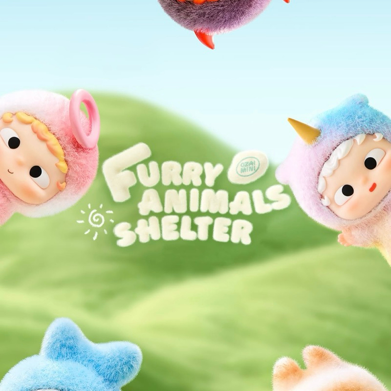 (พร้อมส่งในไทย 🇹🇭 / แบบเลือกตัว) Heyone Ozai Furry Animals Shelter Series Furry Mini Beans