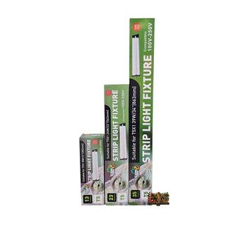 Lucky Herp หลอดไฟยูวีบี T5 หลอดไฟพร้อมราง UVB Strip Light Fixture หลอด T5 UVB พร้อมรางและสายไฟ ( 30cm / 60cm / 90cm )