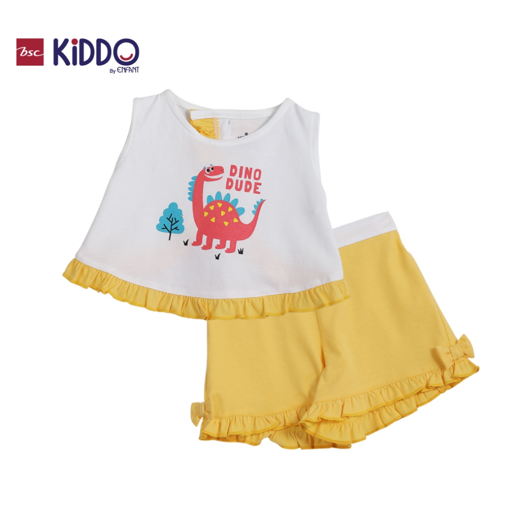 BSC KIDDO by Enfant طقم فانيلة وشورت (6-12 شهراً) — صورة 6