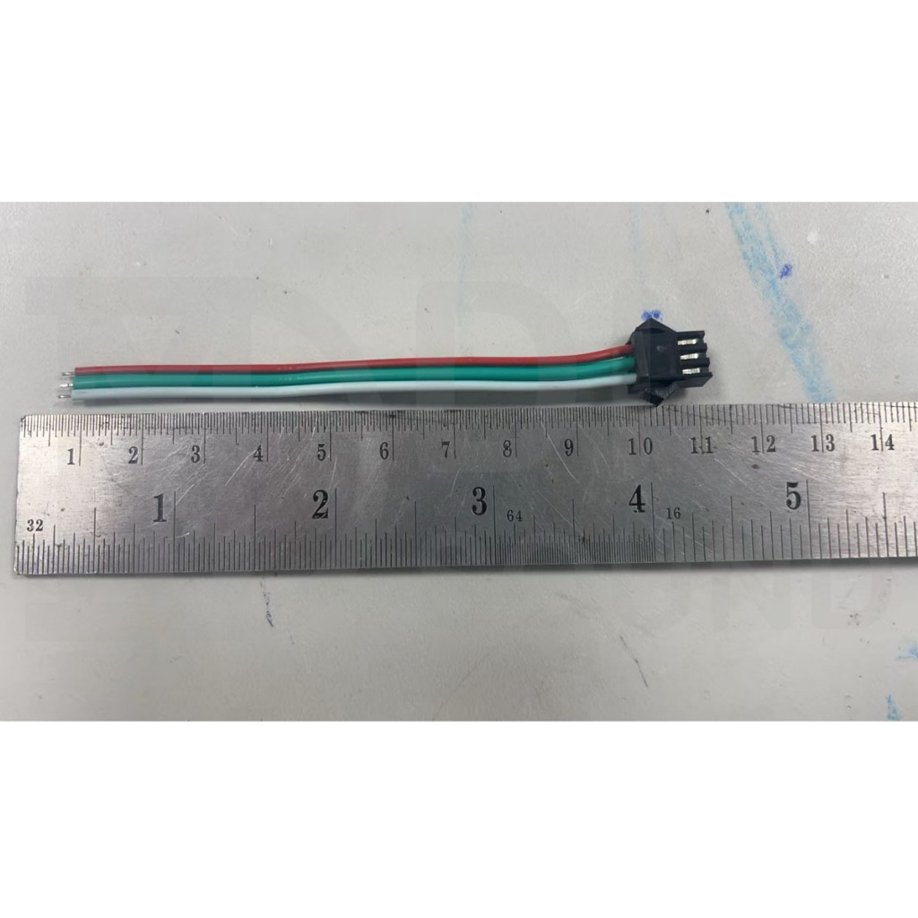 DIYsound 1 ชิ้น JST SM 3Pin Connectors หัวเมีย ขั้วต่อแม่หัว LED แบบไม่ต้องบัดกรี ยาว 10ซม. สำหรับไฟ LED WS2811 WS2812B