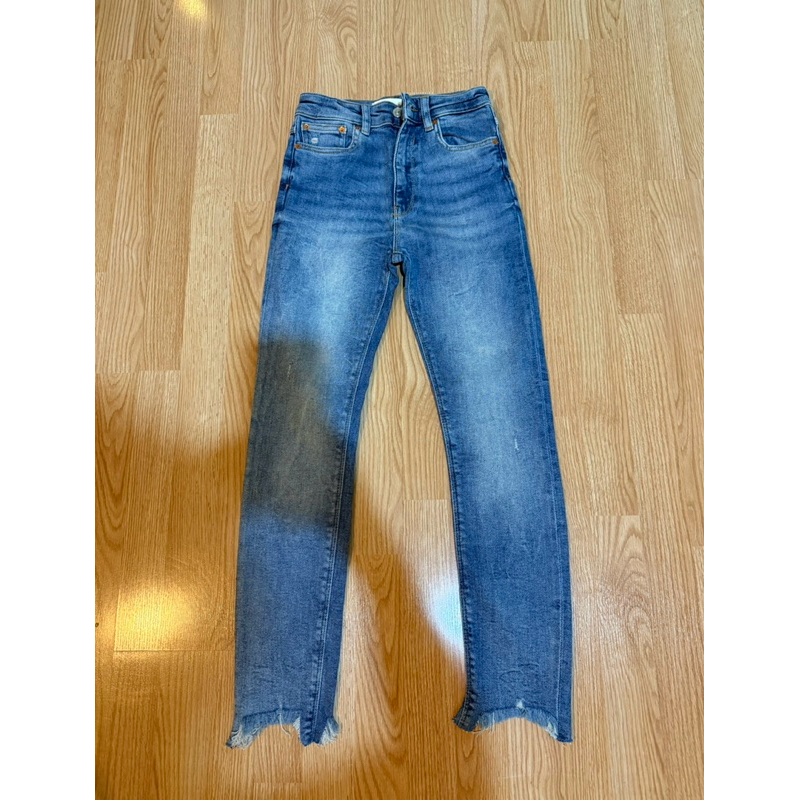 Zara long blue jeans