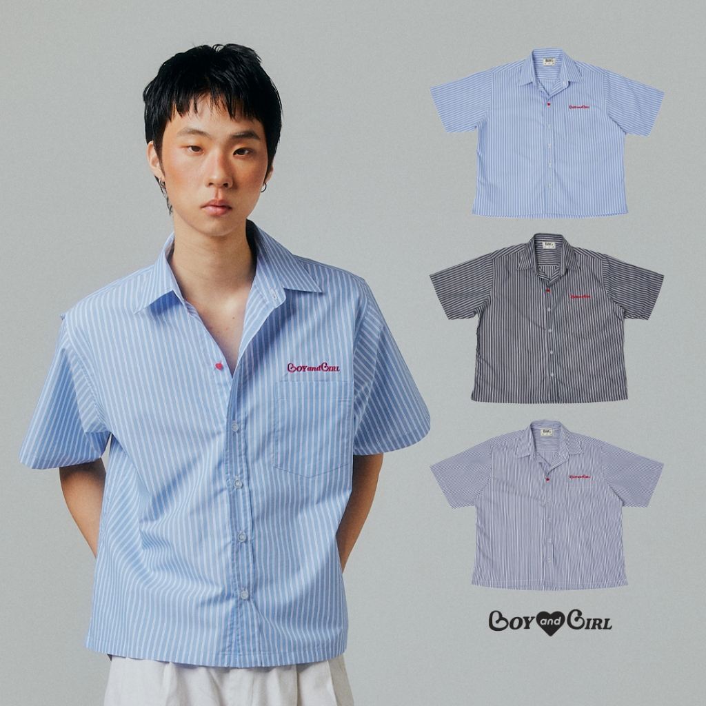Boy and girl STRIPE SHIRT