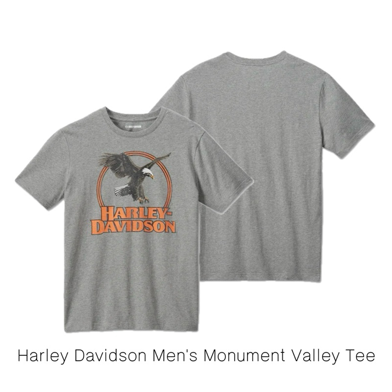 [มี M] เสื้อยืด Harley Davidson Men's Monument Valley Tee ของแท้💯%