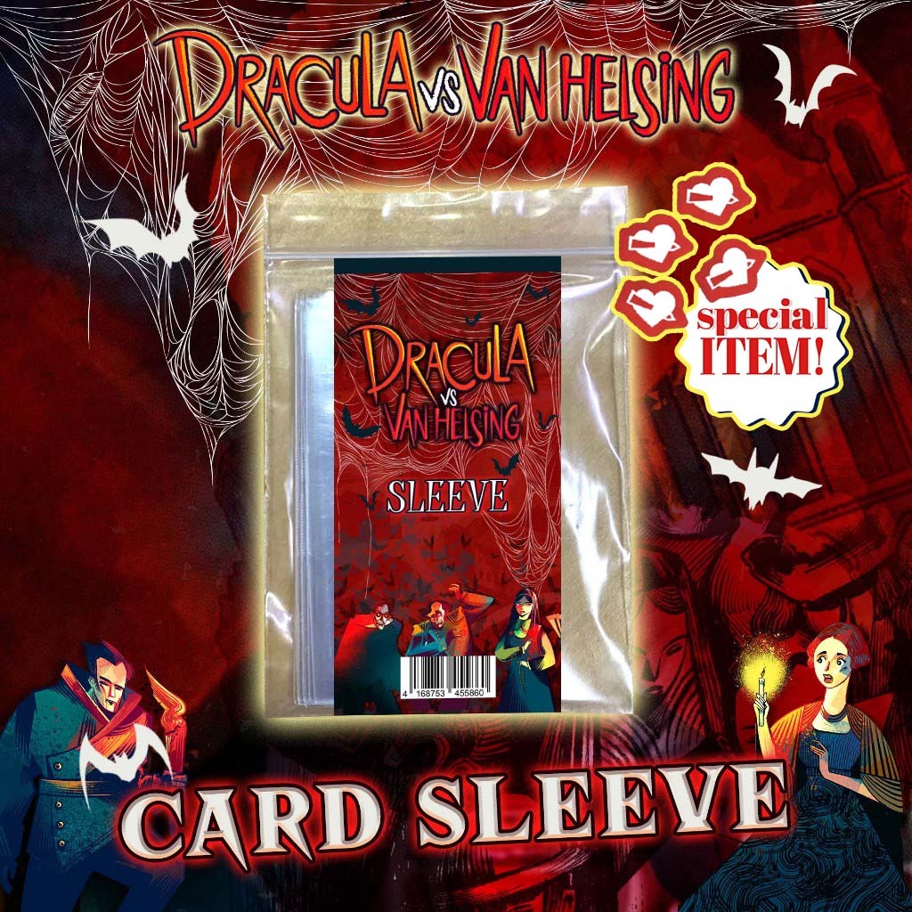 Dracula VS Van Helsing Sleeve ซอง / Life Tokens โทเคนพลังชีวิต เกม WDG [Accessories for Boardgame]