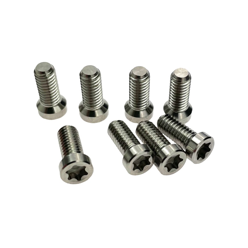 Alugear Screw Set M4x8mm Titanium