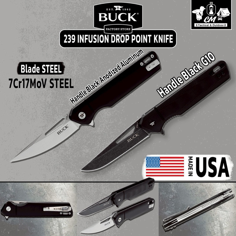 Buck 239 Infusion Drop Point Knife
